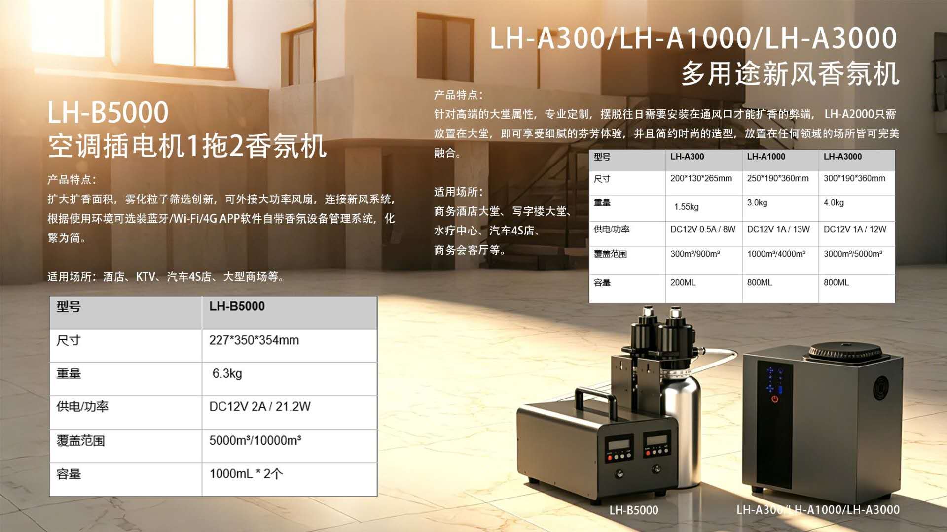 Commercial Fragrance Diffuser Machine – LH-B5000, LH-A300, LH-A1000 & LH-A3000 - Image 9